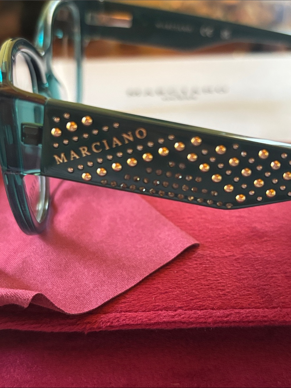 Marciano by Guess Green Rx Glasses - Picture 2 of 4